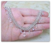 Medieval Necklace, Chainmail Necklace, Once Upon a Time, Renaissance Jewelry, Snow White Necklace, Tudor Necklace, Anne Boleyn, Chainmail