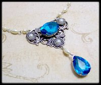 Medieval Necklace - Victorian Jewelry - Renaissance Jewelry, Tudor Necklace, Victorian Necklace, Medieval Jewelry, Victorian Wedding