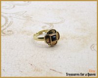 Historical Reproduction, Tudor Ring, Medieval Ring, Catherine Parr, Jane Seymour, Tudor Replica, Medieval Jewelry, Anne Boleyn, Renaissance