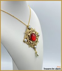 Ever After Cinderella Renaissance Reproduction Necklace