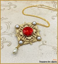 Ever After Cinderella Renaissance Reproduction Necklace