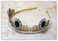 Medieval Crown - Renaissance Tiara, Medieval Tiara, Renaissance Crown, Tudor Crown, Medieval Wedding, Elizabethan, Medieval Jewelry, Tudor