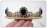 Medieval Crown - Renaissance Tiara, Medieval Tiara, Renaissance Crown, Tudor Crown, Medieval Wedding, Elizabethan, Medieval Jewelry, Tudor