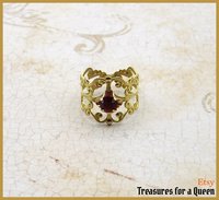 Tudor Ring, Historical Reproduction, Medieval Ring, Tudor Replica, Medieval Jewelry, Renaissance Ring, Medieval Replica, Elizabethan Replica