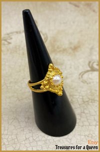 Historical Reproduction Tudor Ring, Medieval Ring, Tudor Replica, Medieval Jewelry, Renaissance Ring, Medieval Replica, Elizabethan Replica