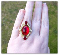 Crimson Peak - Victorian Ring - Crimson Peak Jewelry, Medieval Jewelry, Victorian Jewelry, Gothic Ring, Medieval Ring, Anne Boleyn