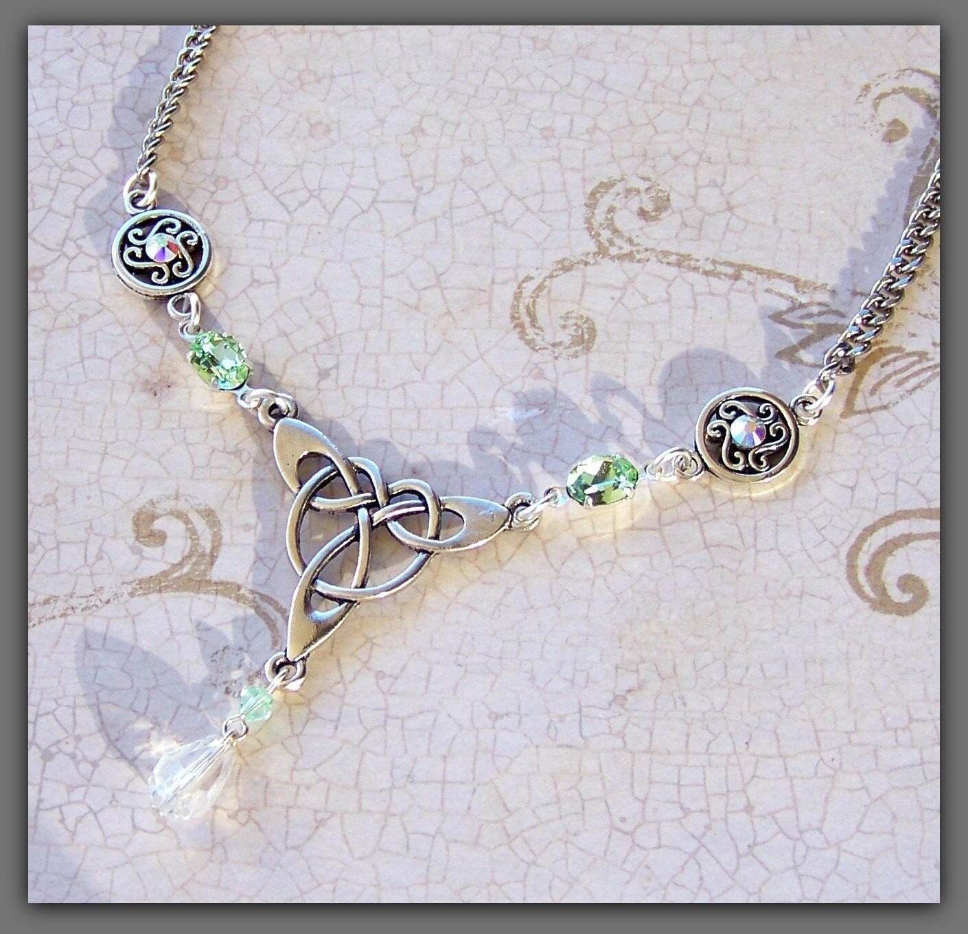 Celtic Necklace - Outlander - Scottish Jewelry, Celtic Jewelry, Outlander Necklace, Scottish Necklace, Celtic Knot, Irish Jewelry, Victorian