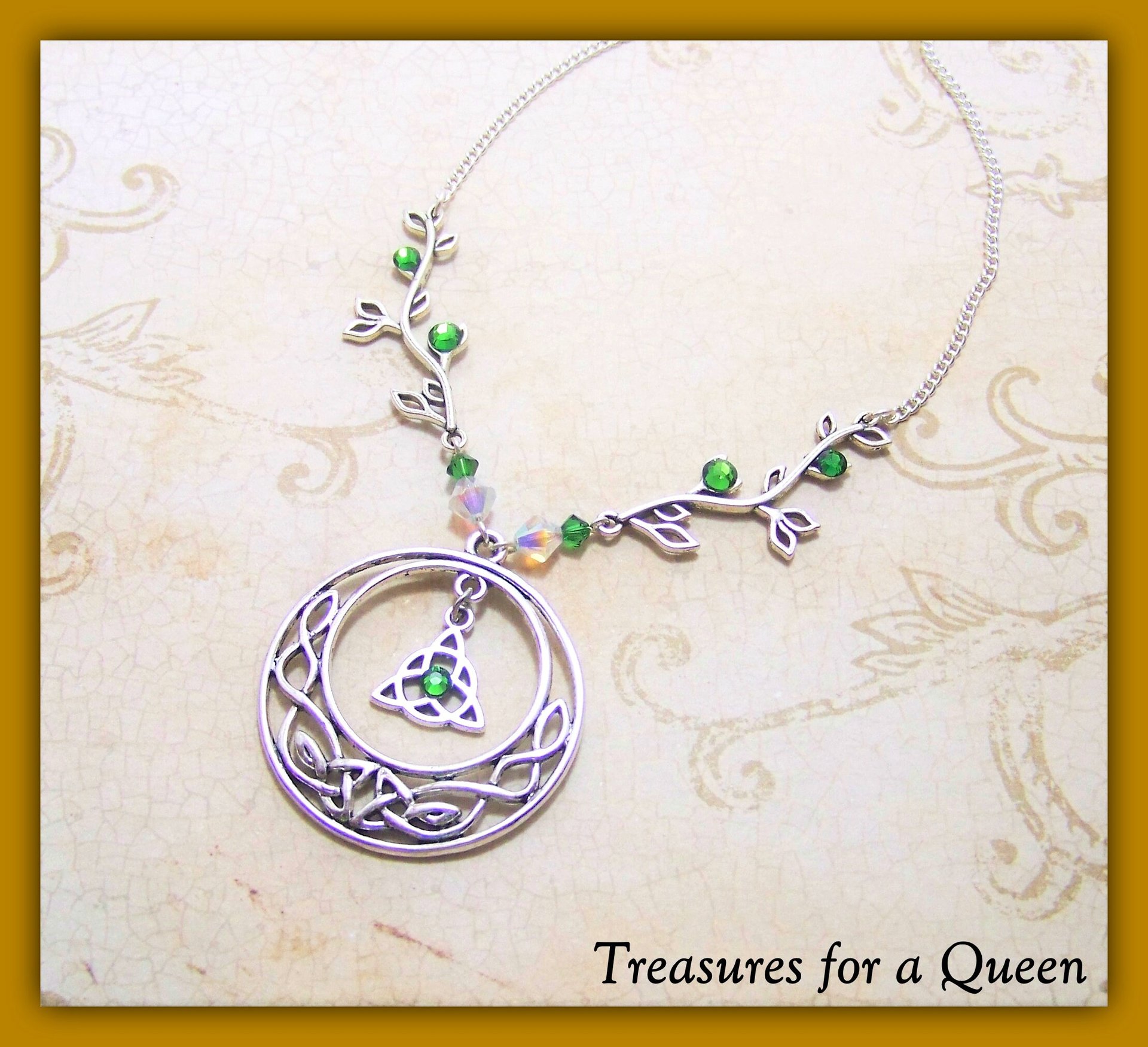 Celtic Necklace - Outlander - Scottish Jewelry, Celtic Jewelry, Outlander Necklace, Scottish Necklace, Celtic Knot, Irish Jewelry, Victorian