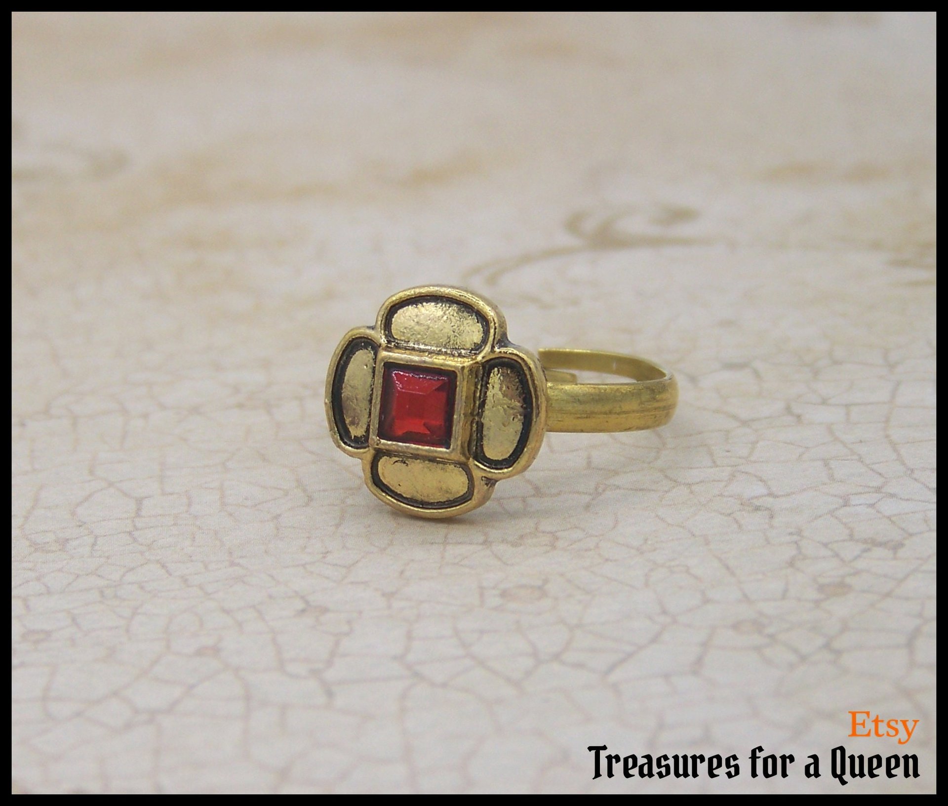 Historical Reproduction, Tudor Ring, Medieval Ring, Catherine Parr, Jane Seymour, Tudor Replica, Medieval Jewelry, Anne Boleyn, Renaissance