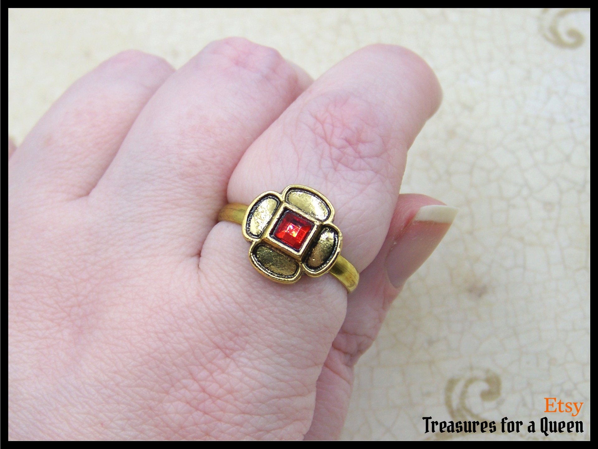 Historical Reproduction, Tudor Ring, Medieval Ring, Catherine Parr, Jane Seymour, Tudor Replica, Medieval Jewelry, Anne Boleyn, Renaissance