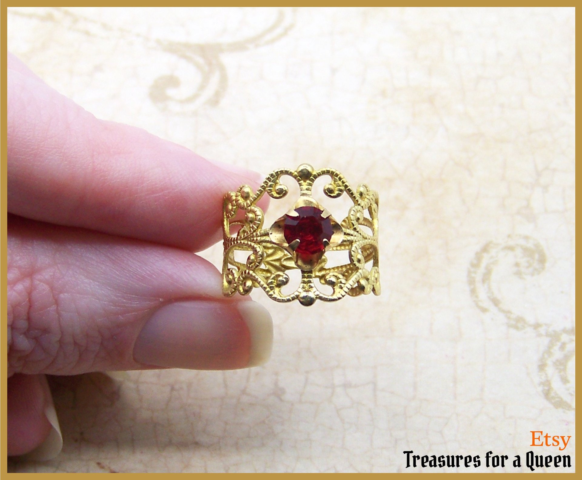 Tudor Ring, Historical Reproduction, Medieval Ring, Tudor Replica, Medieval Jewelry, Renaissance Ring, Medieval Replica, Elizabethan Replica