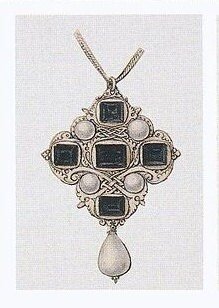 Tudor Replica Necklace, Holbein Renaissance Reproduction Jewelry Pendant