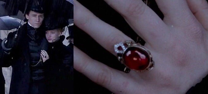 Crimson Peak - Victorian Ring - Crimson Peak Jewelry, Medieval Jewelry, Victorian Jewelry, Gothic Ring, Medieval Ring, Anne Boleyn