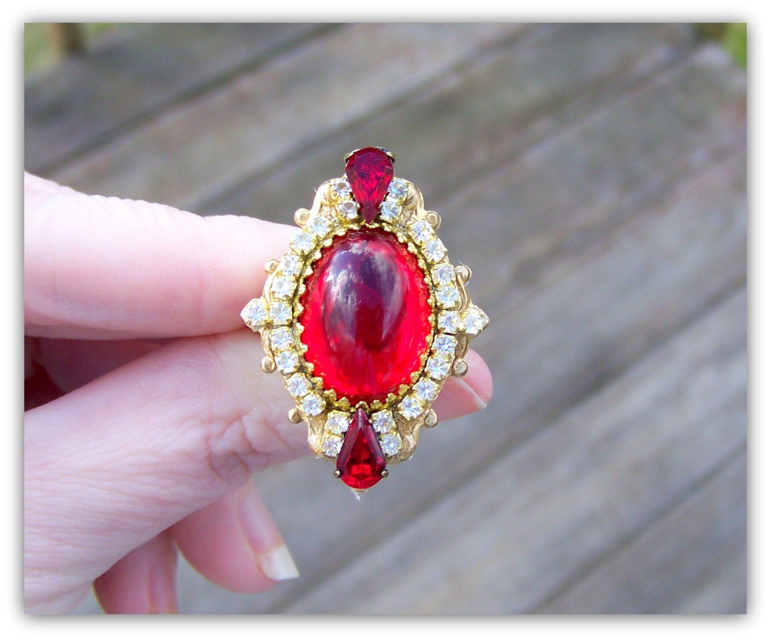 Crimson Peak - Victorian Ring - Crimson Peak Jewelry, Medieval Jewelry, Victorian Jewelry, Gothic Ring, Medieval Ring, Anne Boleyn