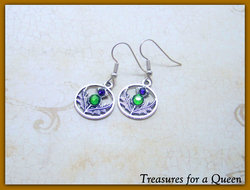 Celtic Earrings - Scottish Thistle - Scottish Jewelry, Celtic Jewelry, Outlander Earrings, Scottish Earrings, Celtic Knot, Irish Jewelry