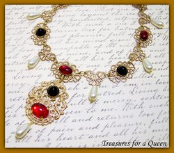 Catherine Parr Tudor Historical Reproduction Medieval Renaissance Necklace