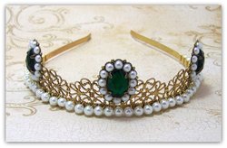 Medieval Crown - Renaissance Tiara, Medieval Tiara, Renaissance Crown, Tudor Crown, Medieval Wedding, Elizabethan, Medieval Jewelry, Tudor