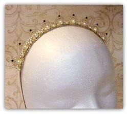 Medieval Tiara - Renaissance Tiara, Medieval Crown, Tudor Tiara, Renaissance Tiara, Catherine Parr, The Tudors Replica, Anne Boleyn